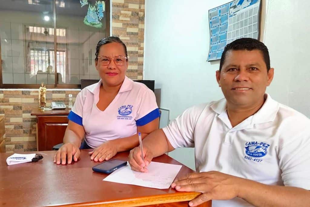 Cama-Pez de la Costa owners Mónica and Manrique