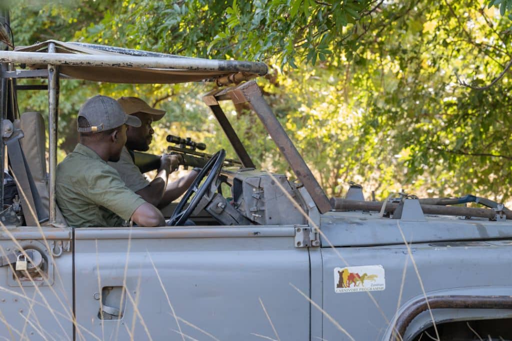 Mwamba Sichande, wildlife veterinarian.