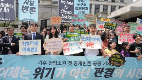 South Korean Youth Score Historic Climate Victory, Setting Important Precedent for Climate Litigation in Asia