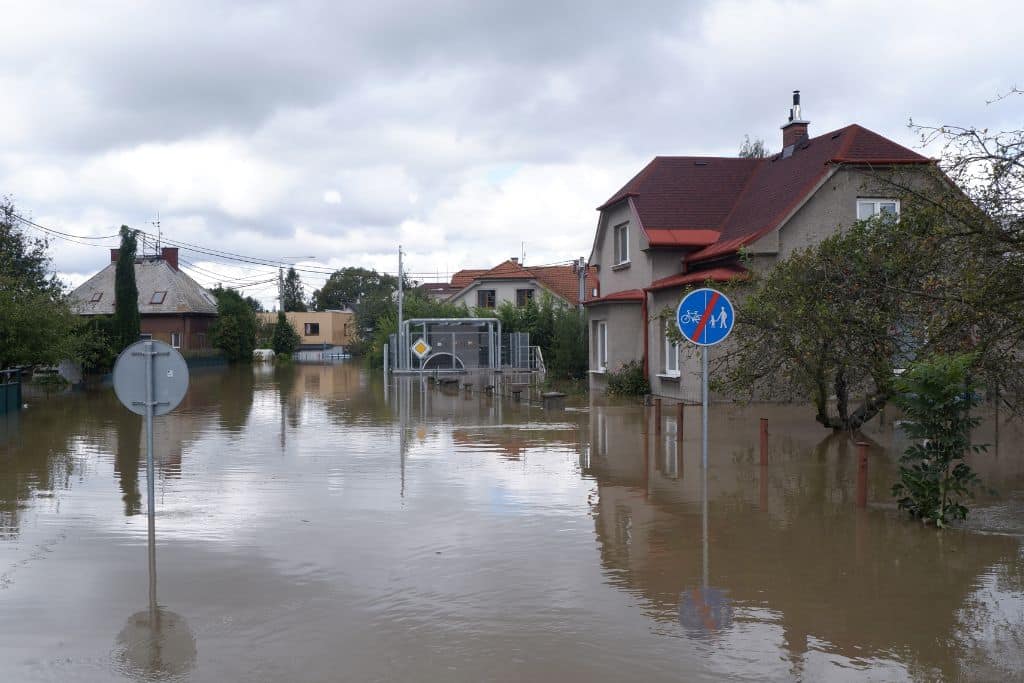 Flooding in the north-eastern city of Ostrava, Czech Republic, on September 15, 2024.