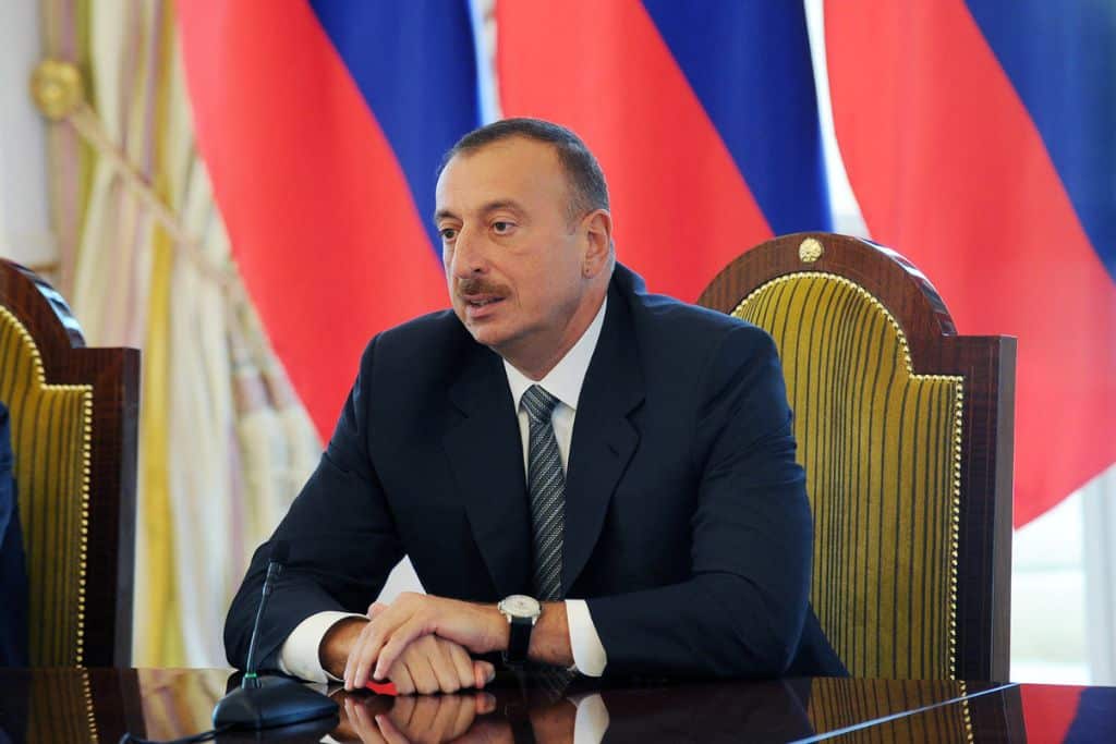Press conference of Azerbaijani President Ilham Aliyev and Russian President Dmitry Medvedev in 2010