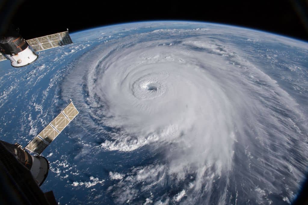 Tropical cyclone from space